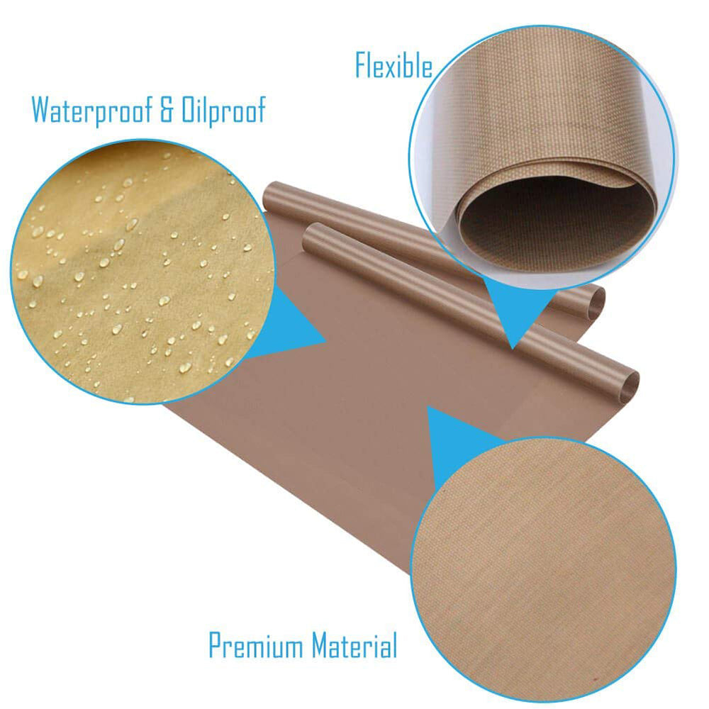 Heat Resistant BBQ Grill Mat Reusable Bakeware Mat