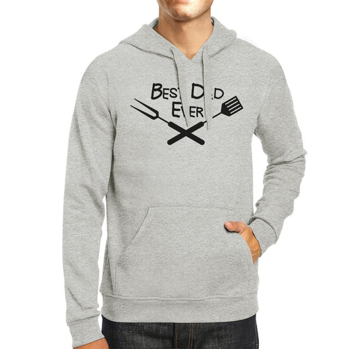 " Best Dad Ever" Hoodie - Gray - BBQ/Grilling