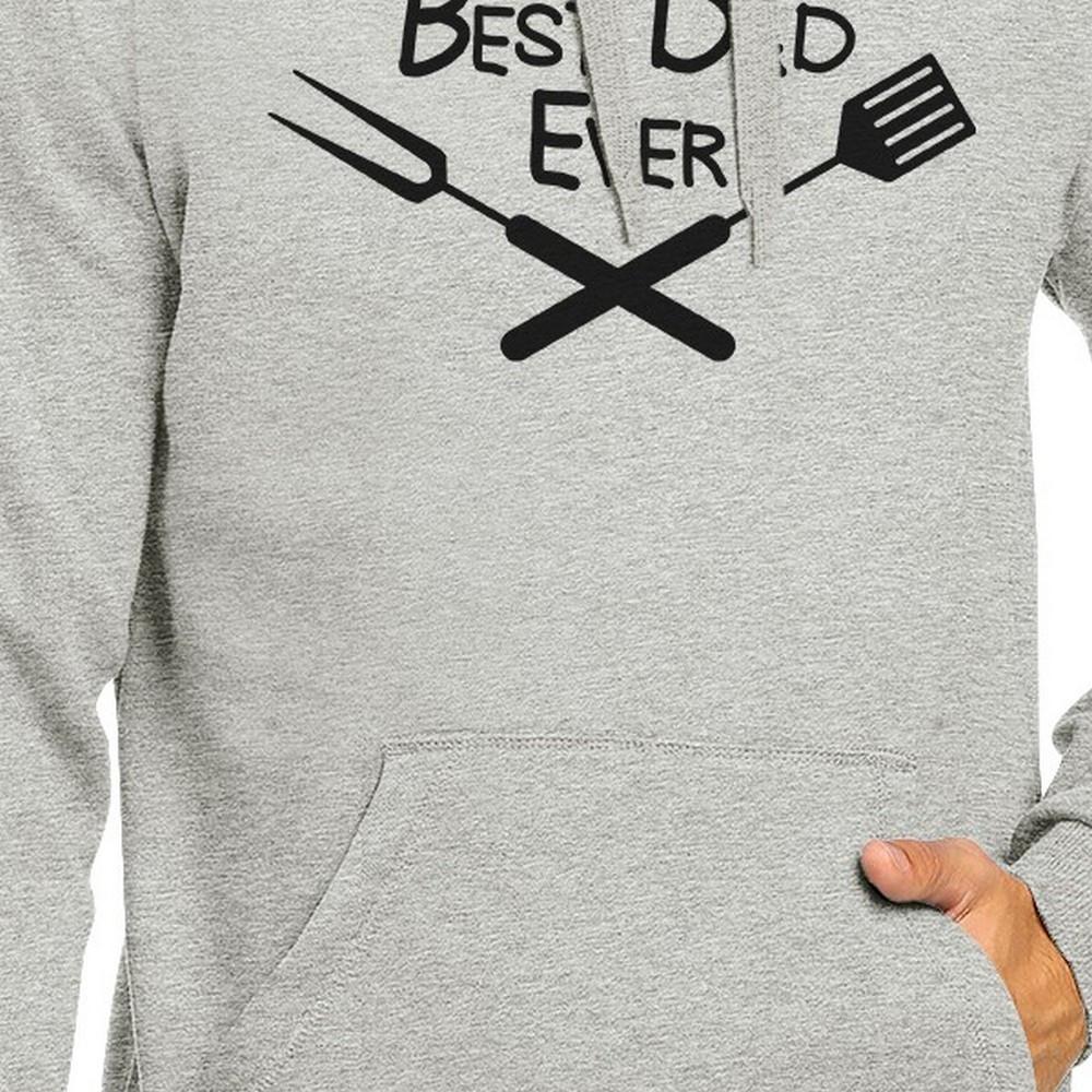 " Best Dad Ever" Hoodie - Gray - BBQ/Grilling