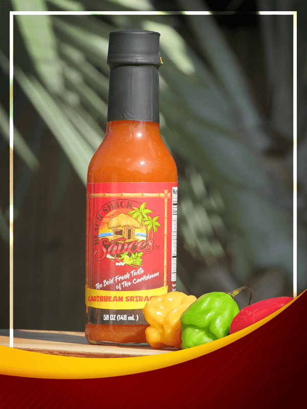 "Beach Shack" Caribbean Sriracha Hot Sauce 5oz Jar