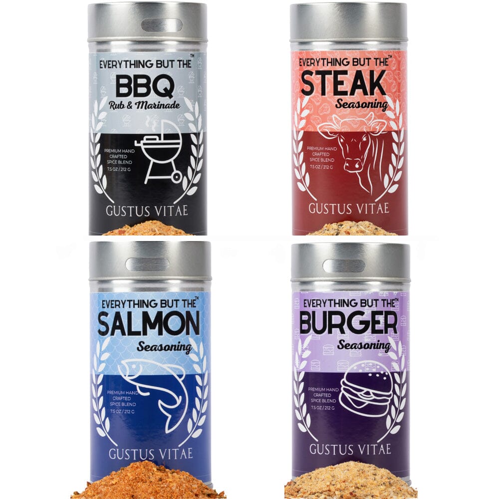 Gustus Vitae - "Everything but the..." seasonings- Grill Master Collection - 4 Pack