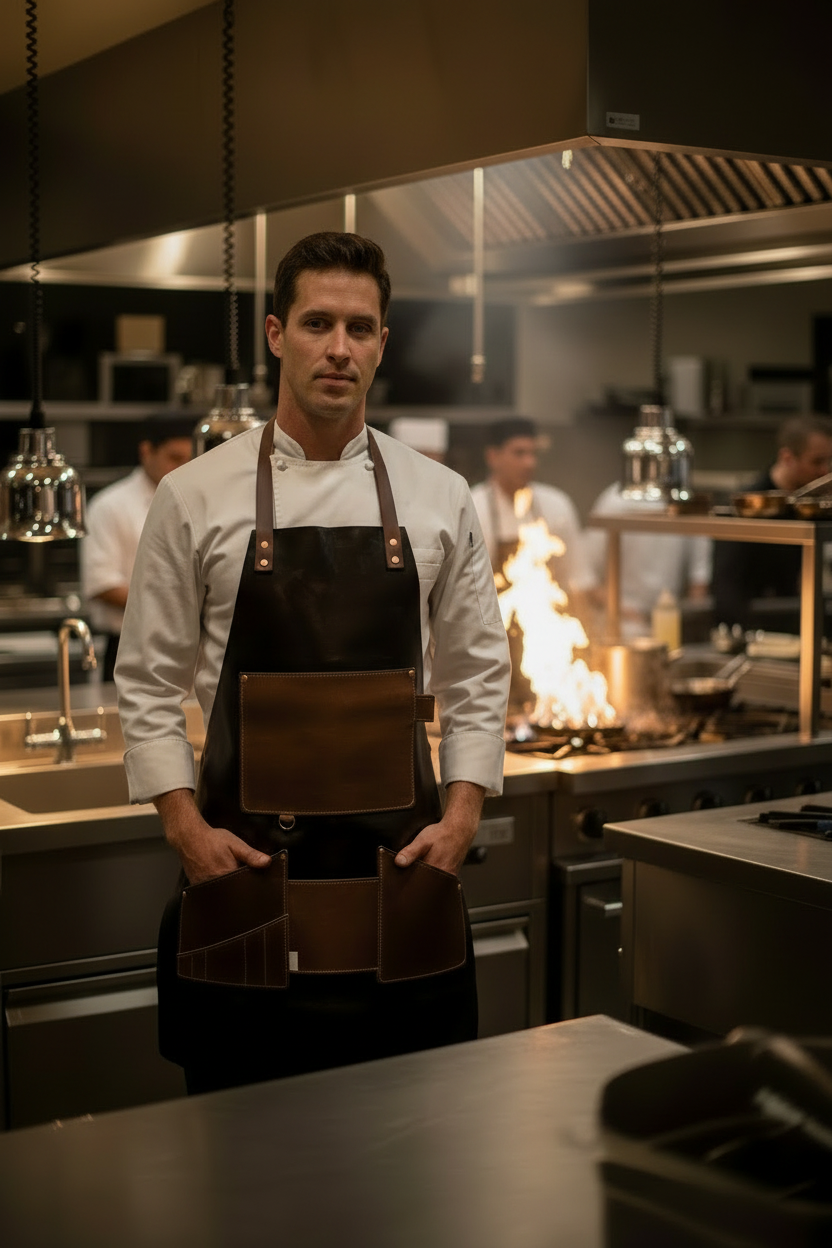Master Series Leather Apron- One size fit all