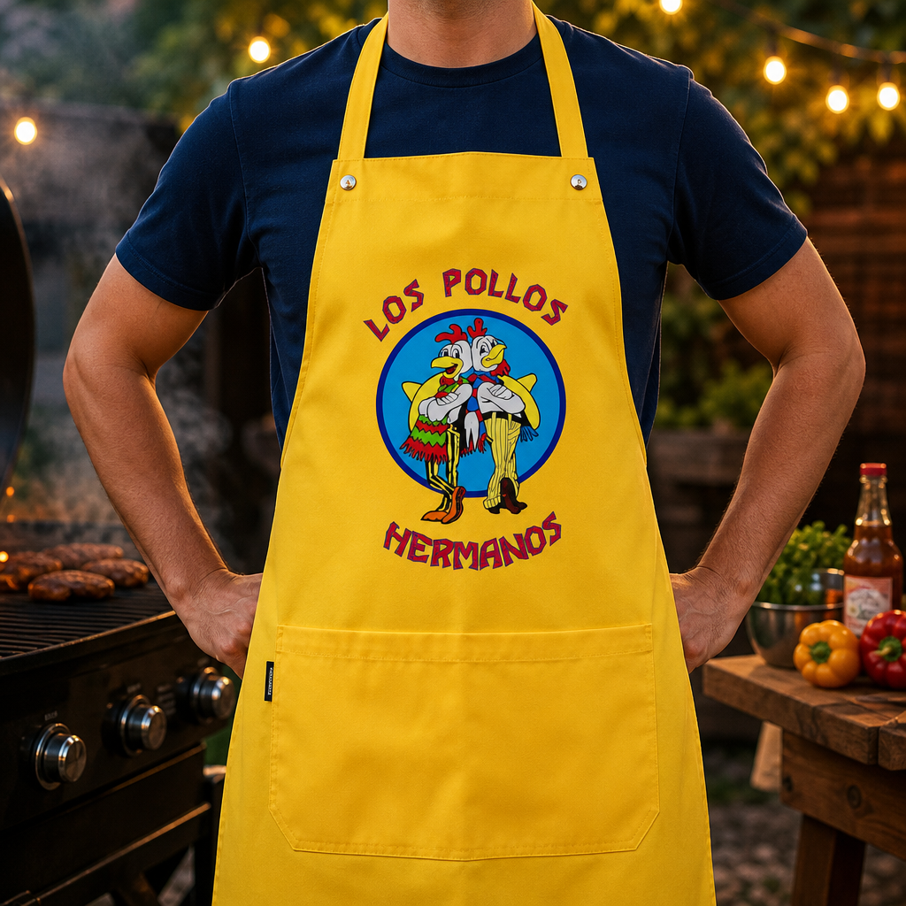 Breaking Bad LOS POLLOS Hermanos Grilling/BBQ Chef Apron