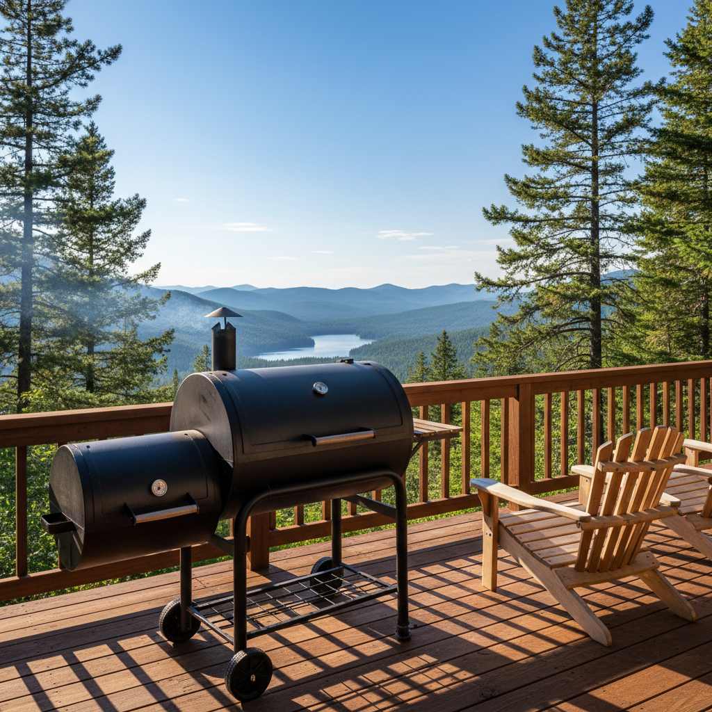 Mountain Cabin Patio BBQ