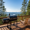 Mountain Cabin Patio BBQ