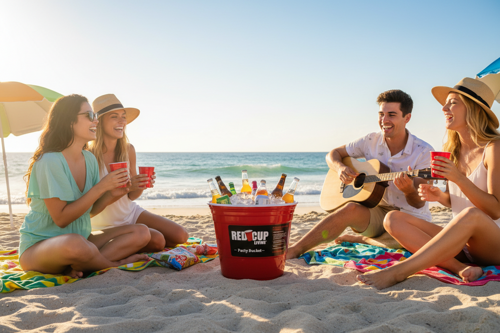 Red Cup Living Party Bucket- 201 oz
