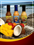 "Beach Shack" grilling/BBQ sauces "Sweet Heat of the Caribbean" 3-pack