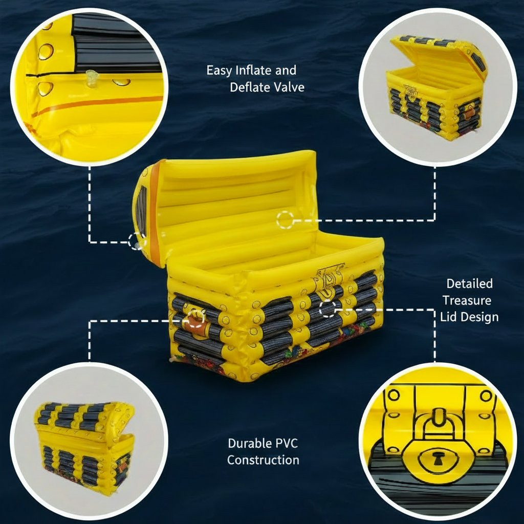 Multifunctional Inflatable Ice Bar & Portable Cooler (Dual-Use)